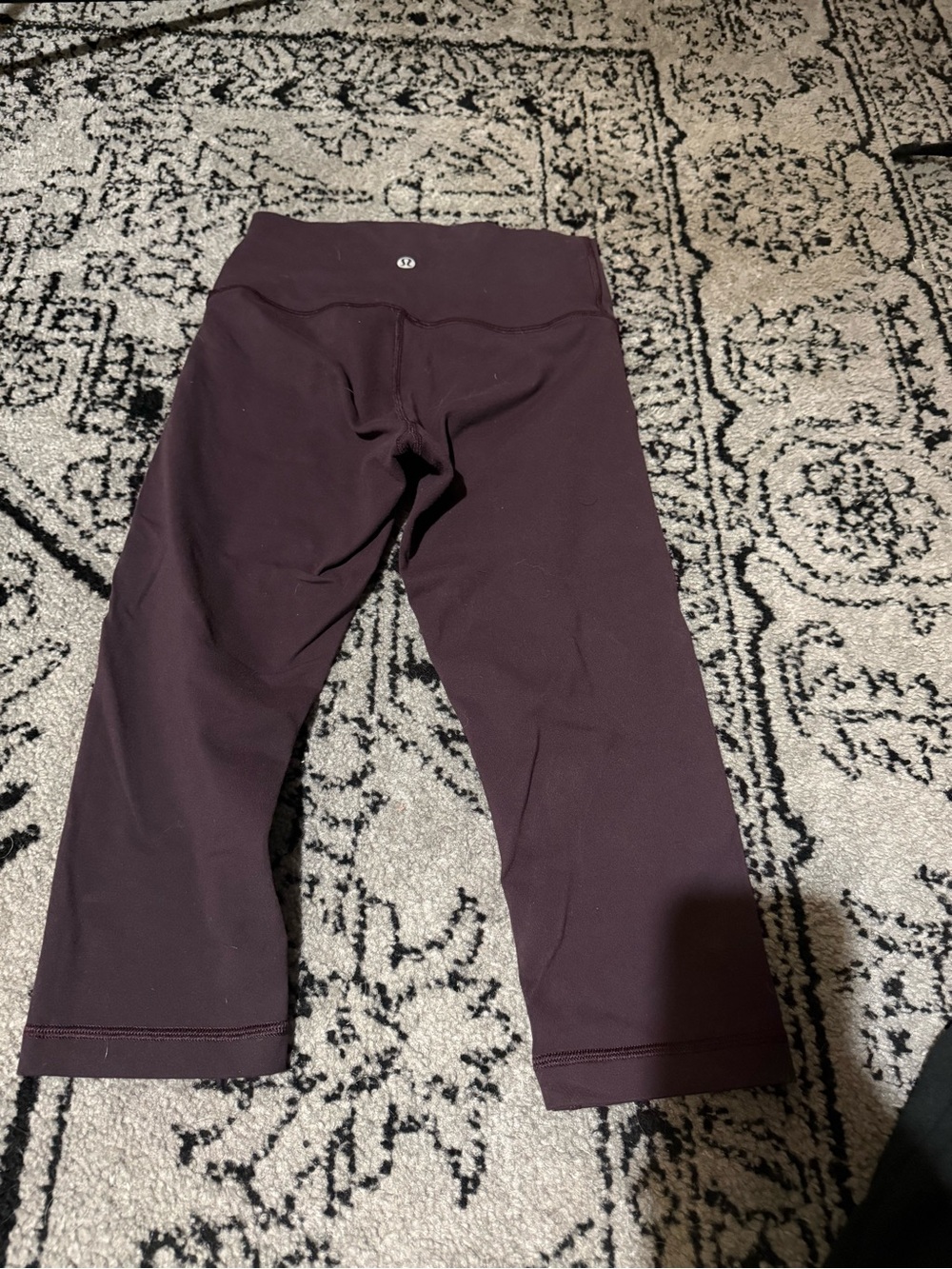 Lululemon Dark PlumCropped Leggings Size 4